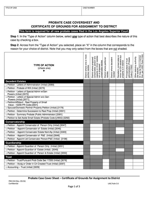 probate form pro 010.